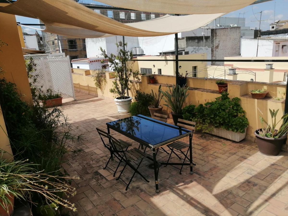 Tourist House Trajano Terraza-Piscina Lägenhet Sevilla Exteriör bild