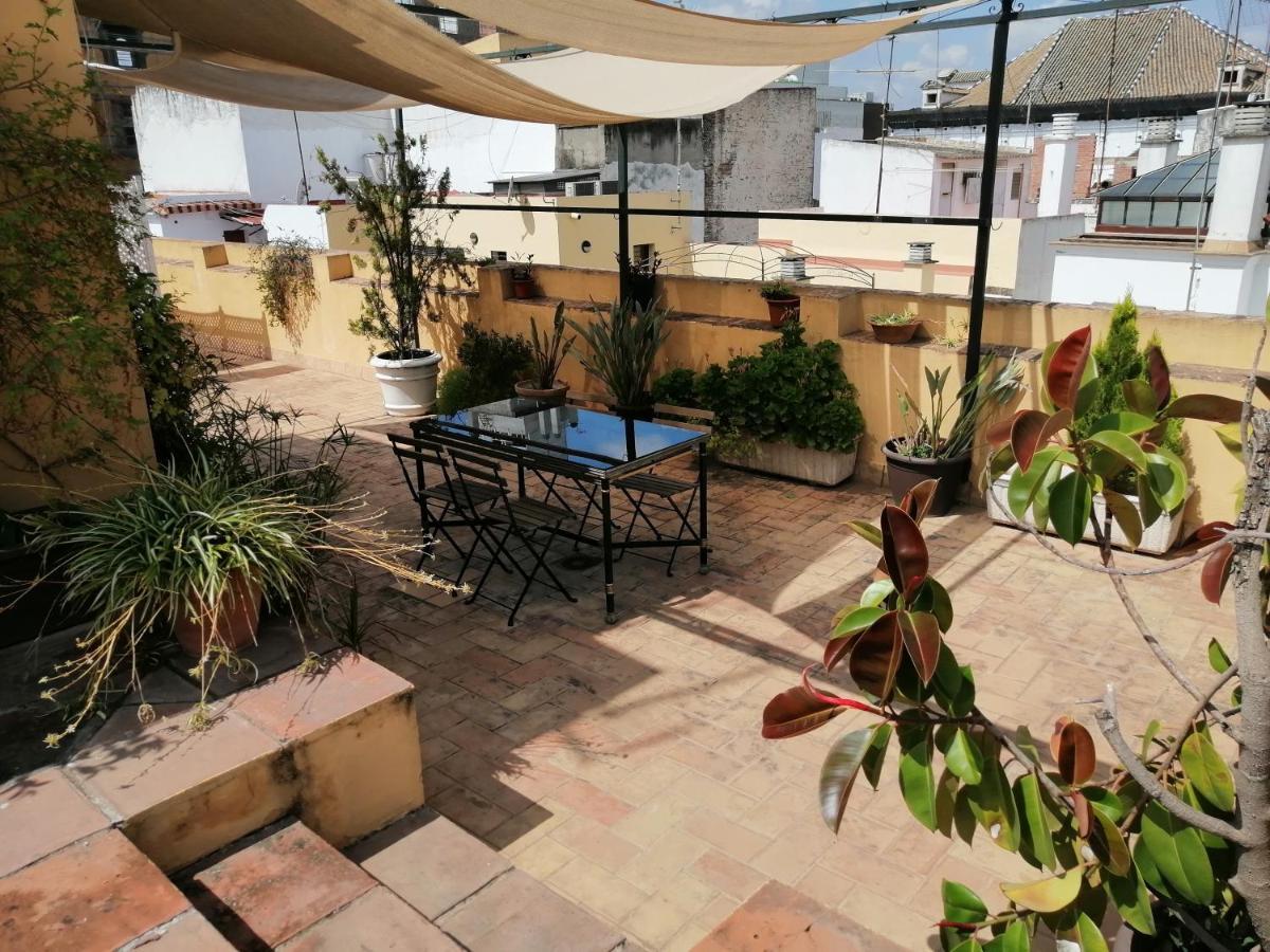 Tourist House Trajano Terraza-Piscina Lägenhet Sevilla Exteriör bild