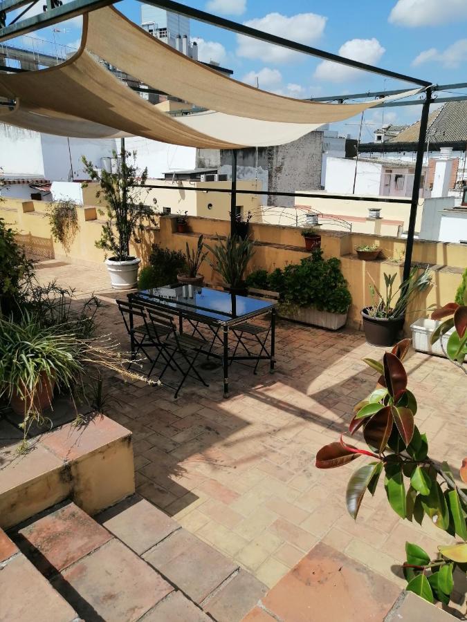 Tourist House Trajano Terraza-Piscina Lägenhet Sevilla Exteriör bild